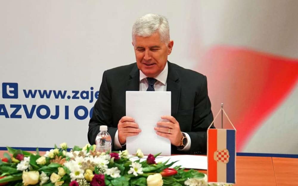 Čović: Dok se mi bavimo Izbornim zakonom, u Sarajevu biraju člana Predsjedništva. Vjerujemo da ne postoje uvjeti za izbore