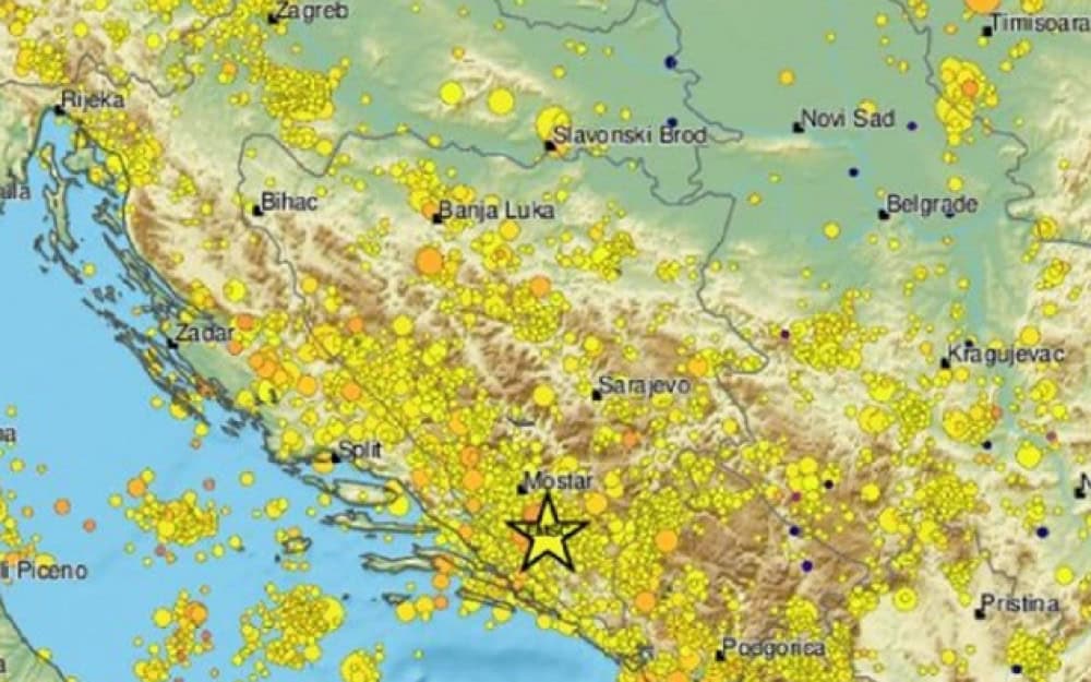 EMSC objavio kartu svih potresa u regiji od 1960., evo koji su bili najrazorniji