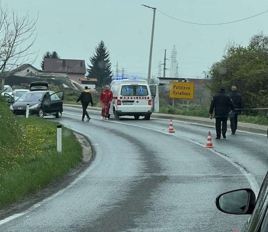 Nesreća u mjestu Dolac: Vozač se udaljio sa lica mjesta, jedna osoba povrijeđena