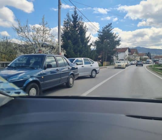 Prometna nesreća u Nević polju (FOTO)