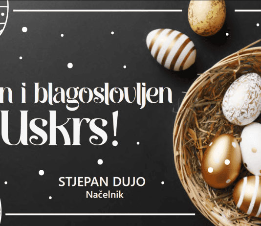 Uskrsna čestitka načelnika Novog Travnika Stjepana Duje