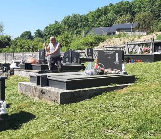 Akcija čišćenja groblja u MZ Pribiliovići (FOTO)