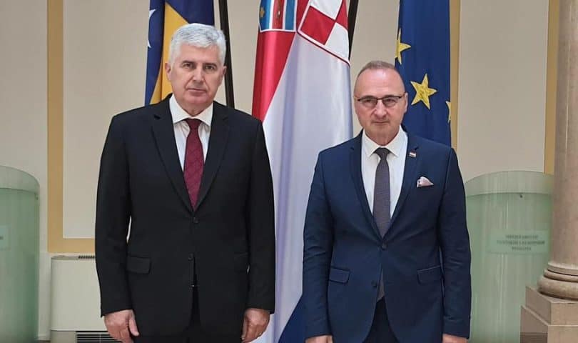 Čović se sastao i s Grlićem Radmanom. Ministar govorio o dugoročnom ostvarivanju euroatlantskih ambicija BiH