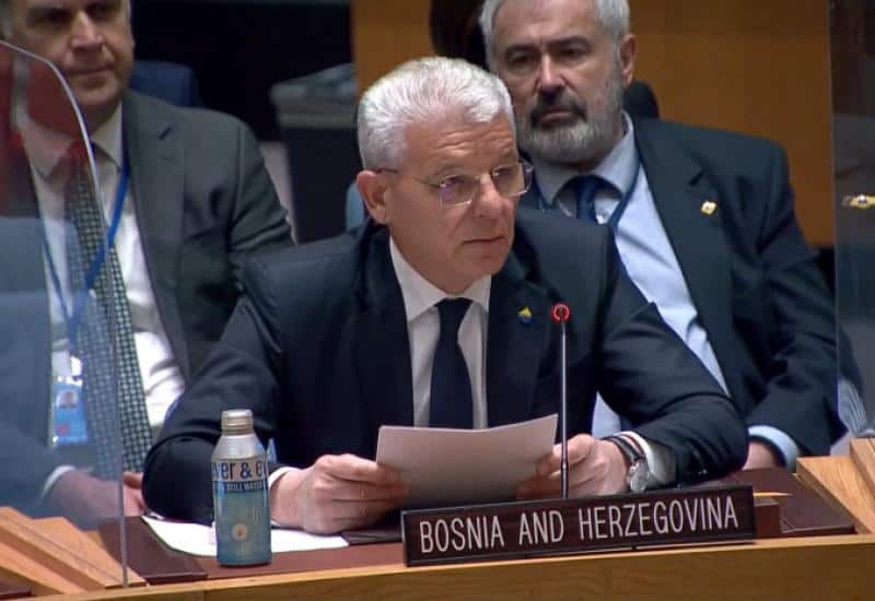 Džaferović se u Vijeću sigurnosti UN-a žalio na Hrvatsku. Kaže da se miješa u unutarnje stvari BiH, spomenuo i Milanovića