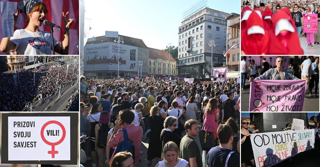 Gotov prosvjed: Građani diljem Hrvatske pružili podršku Mireli Čavajdi. Traži se ostavka Beroša