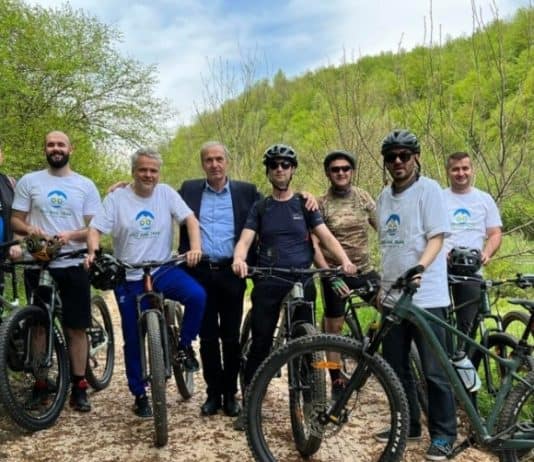 Johann Sattler danas zvanično otvorio dionicu biciklističke staze Vitez-Lašva