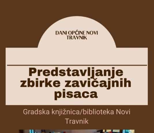 NOVI TRAVNIK: Predstavljanje zbirke zavičajnih pisaca