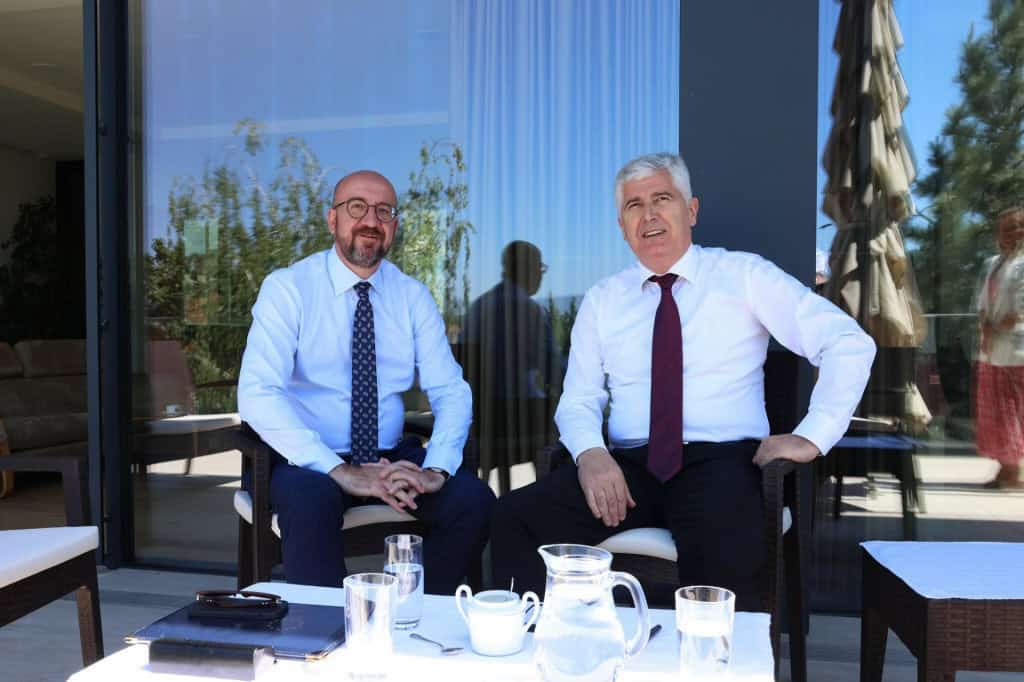 Nakon sastanak s Čovićem i Izetbegovićem, oglasio se Michel: Razgovori će se nastaviti u Bruxellesu