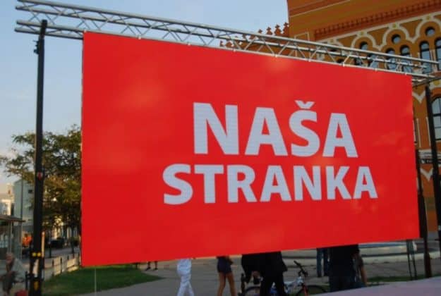 Naša stranka optužila hrvatski HDZ za “etničko čišćenje i udruženi zločinački poduhvat”