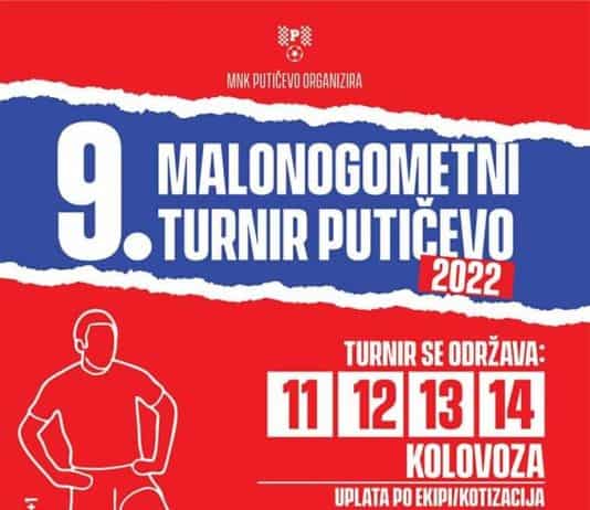 Poznat termin odigravanja 9.malonogometnog turnira Putićevo 2022