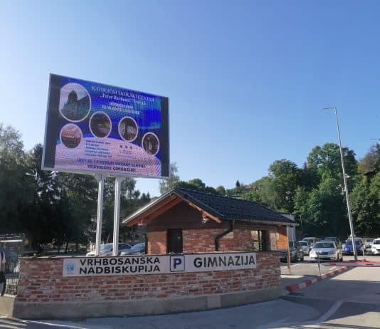 U TRAVNIKU KOD KŠC „PETAR BARBARIĆ“ POSTAVLJEN NOVI LED – DISPLAY