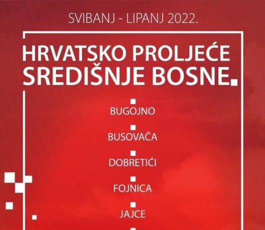 U petak počinje “Hrvatsko proljeće Središnje Bosne”
