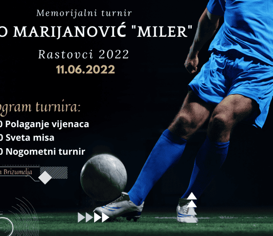 U subotu 11.lipnja 26. Memorijalni turnir Ivo Marijanović “Miler”