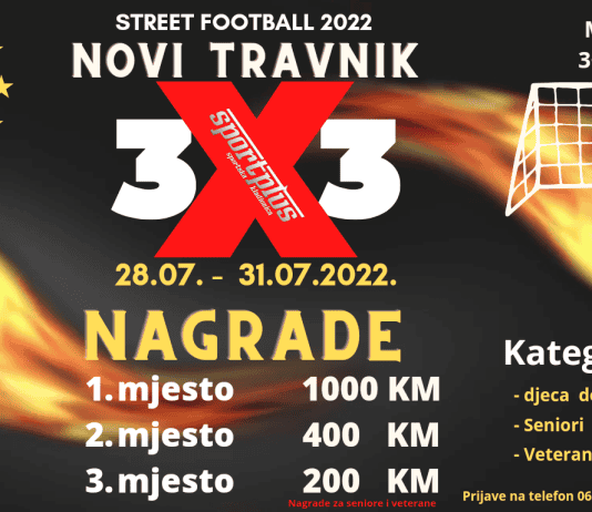 ZAPOČELE PRIJAVE: Po prvi put u Novom Travniku igrat će se Street football 3×3