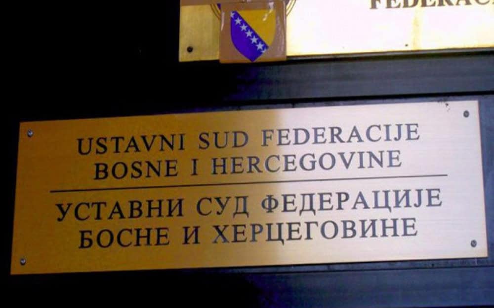 Za predsjednicu Ustavnog suda FBiH izabrana Martinović, a za potpredsjednike Budimir i Muminović