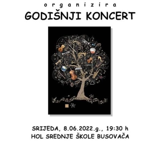 Busovača: Svečani godišnji koncert OGŠ Jakova Gotovca