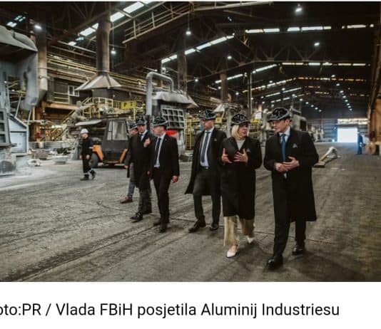 Izaslanstvo Vlade FBiH posjetilo mostarski Aluminij