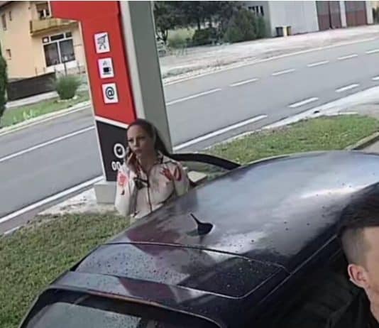 Pogledajte kako je djevojka natočila gorivo u Kiseljaku za 200 KM pa pobjegla