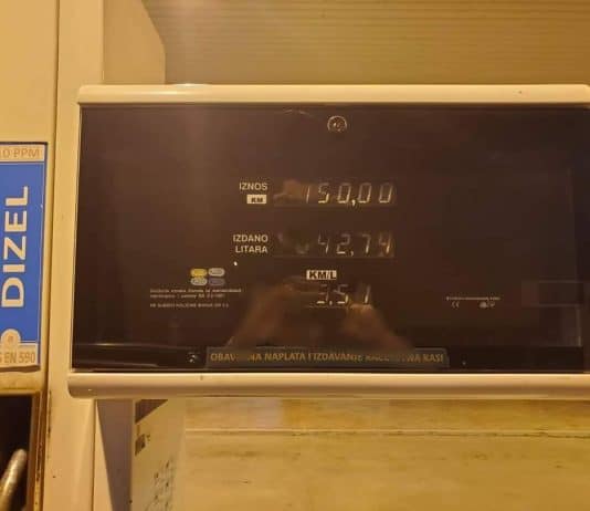 SRAMOTNO/ Središnja Bosna: Cijena prikazana na reklami benzinske crpke niža od stvarne na brojaču