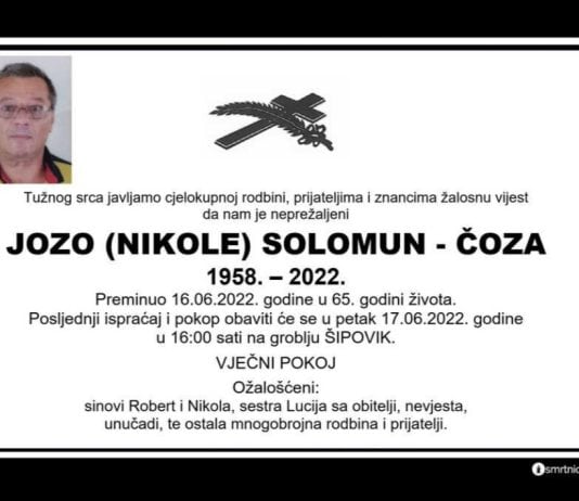 U 16 sati sahrana Judo trenera Joze Solomuna – Čoze