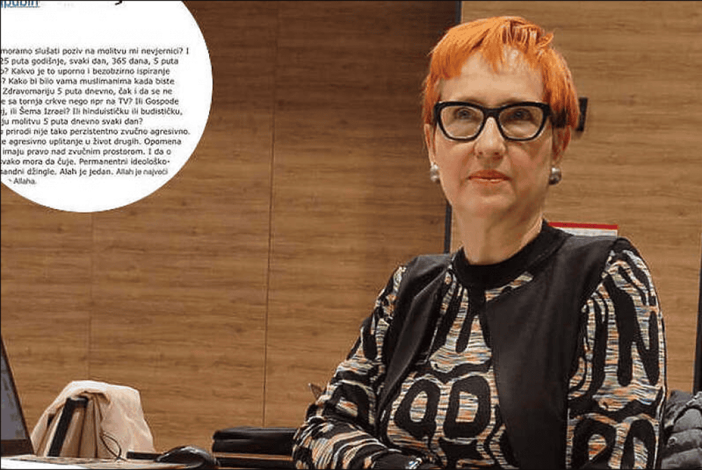 Zastupnica NS prenijela citat, IZ je napala: “Kako bi vama muslimanima bilo kad biste slušali Zdravo Marijo pet puta dnevno”