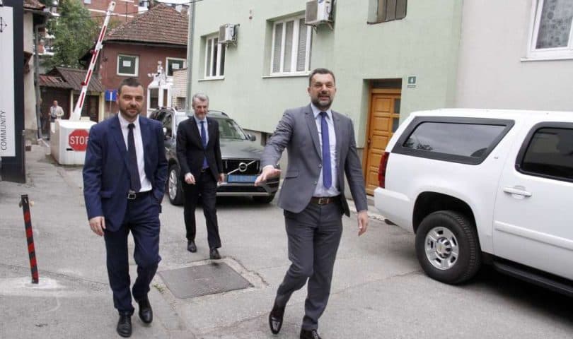 Završen sastanak Escobara sa predstavnicima ‘Trojke’: “Sankcije Čavari su direktan šamar politici Dragana Čovića”