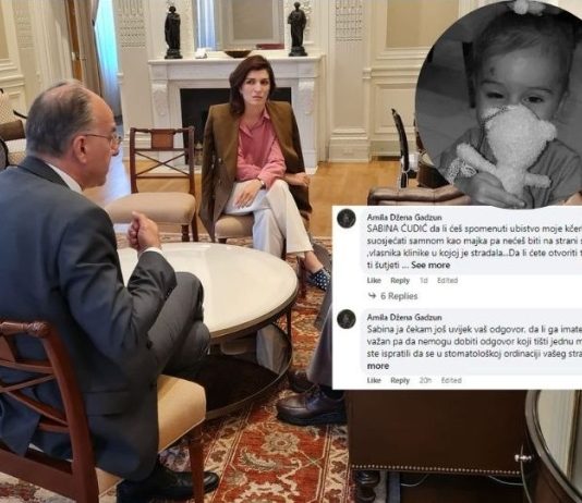 Majka djevojčice pitala Sabinu Ćudić: Hoće li iko odgovarati za smrt Džene Gadžun?