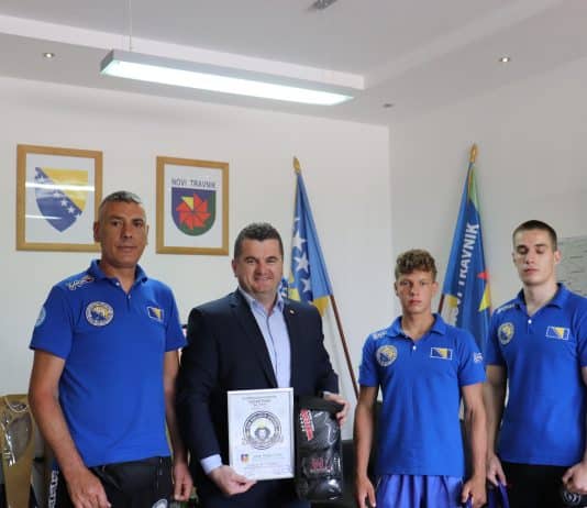 Načelnik Dujo dao podršku Habiboviću pred odlazak na Svjetsko prvenstvo