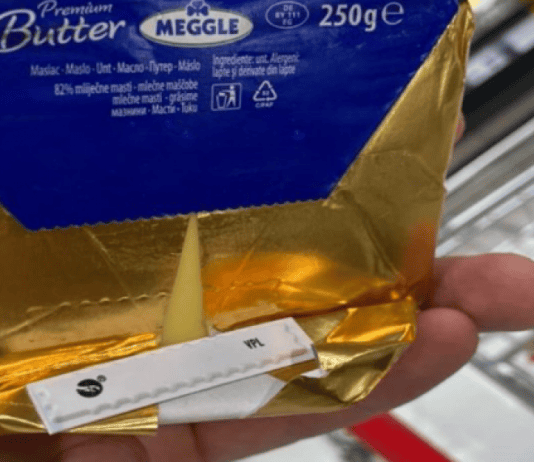 Situacija izmiče kontroli: Ljudi počeli krasti maslac, trgovine stavljaju ‘zujalice’ u njega da to spriječe