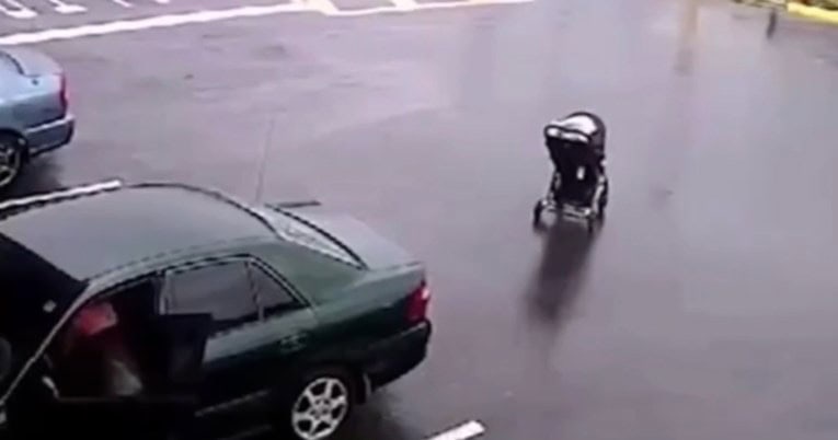 Noćna mora: Mama spremala stvari u auto, kolica s bebom počela kliziti prema cesti