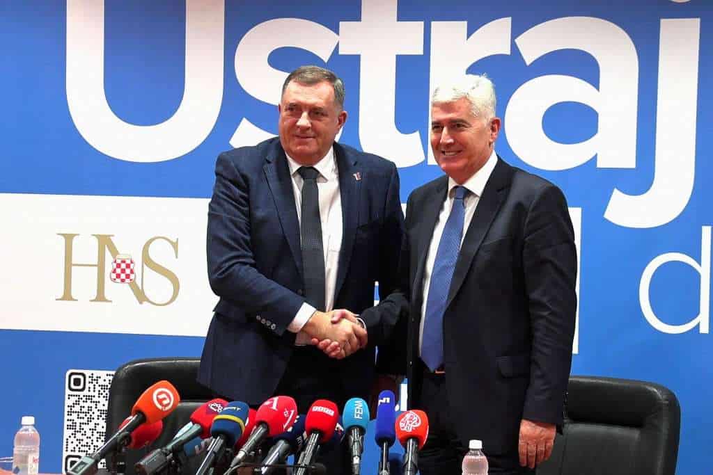 Čović i Dodik potvrdili partnerstvo, spremni na razgovore s onima koji imaju podršku, evo što su još rekli