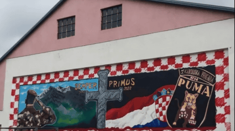 Prekrasan mural s motivom 7. gardijske brigade Puma predstavljen jučer u Livnu