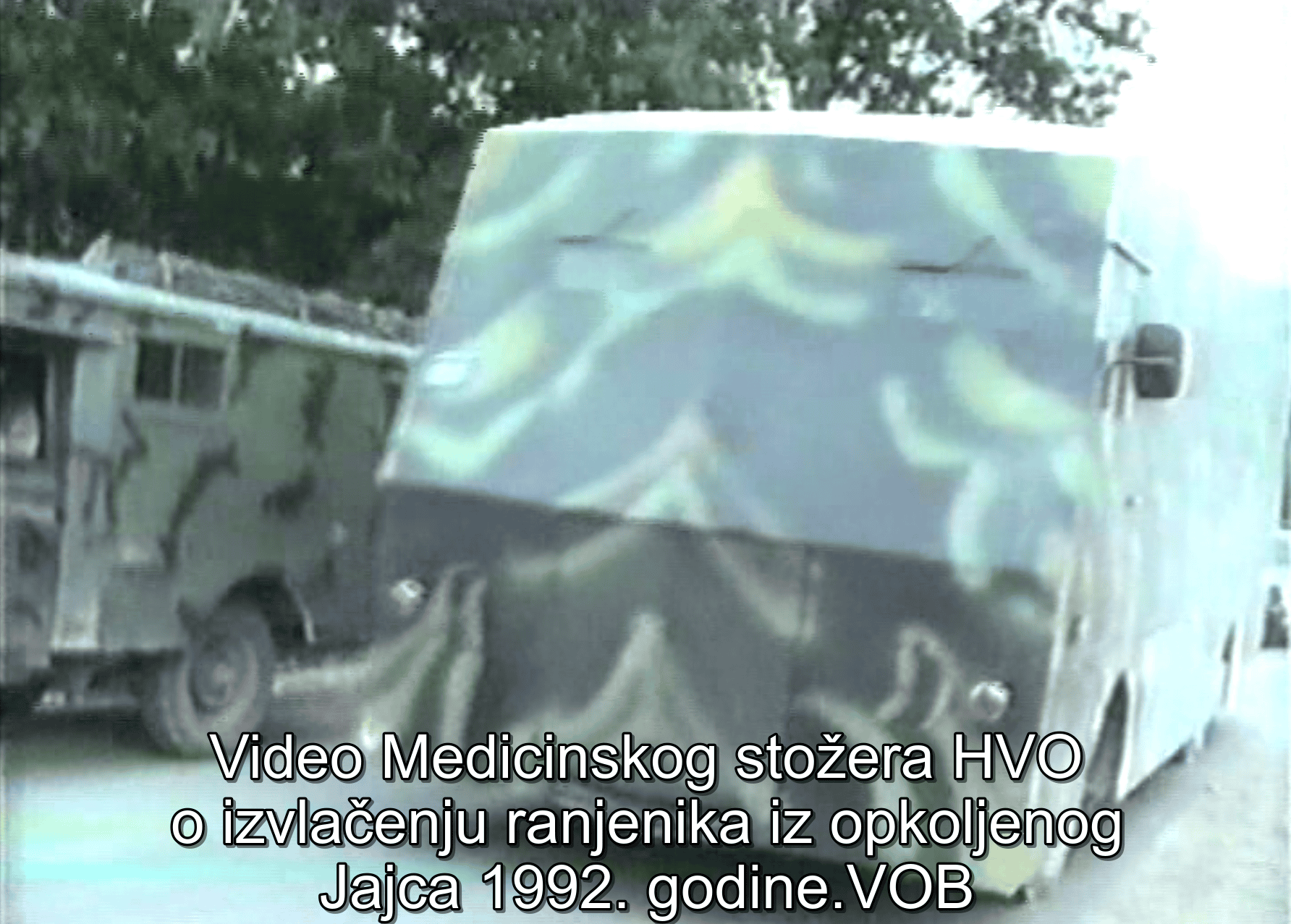 Video izvlačenja ranjenika iz opkoljenog Jajca 1992. godine