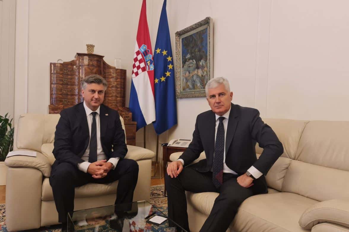 Čović u pismu Plenkoviću: “Neporeciv je i nemjerljiv Vaš osobni doprinos i zasluge koje su dovele do apsolutne stabilizacije političkih prilika u cijeloj BiH”