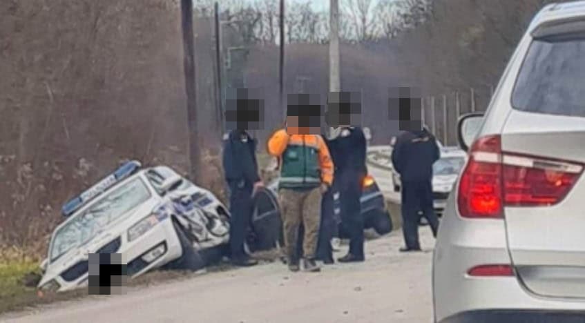 FOTO: Još jedan policijski automobil sudjelovao u prometnoj nesreći!