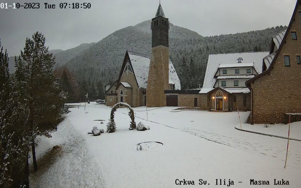 Na Blidinju pada snijeg!