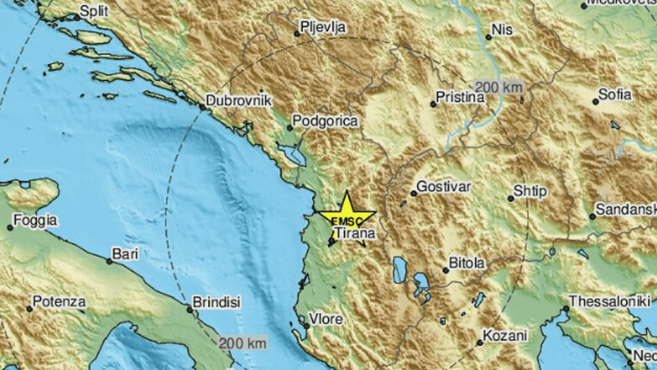 Razoran potres 4,7 po richteru pogodio je Albaniju: “Bilo je zastrašujuće”, a osjetio se i u dijelovima BiH
