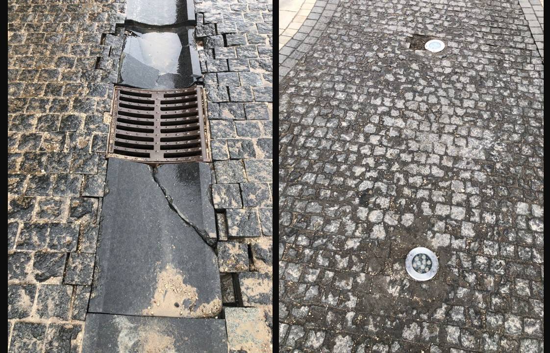 Već se pojavili prvi znaci propadanja glavne gradske ulice Hrvoja Vukčića Hrvatinića