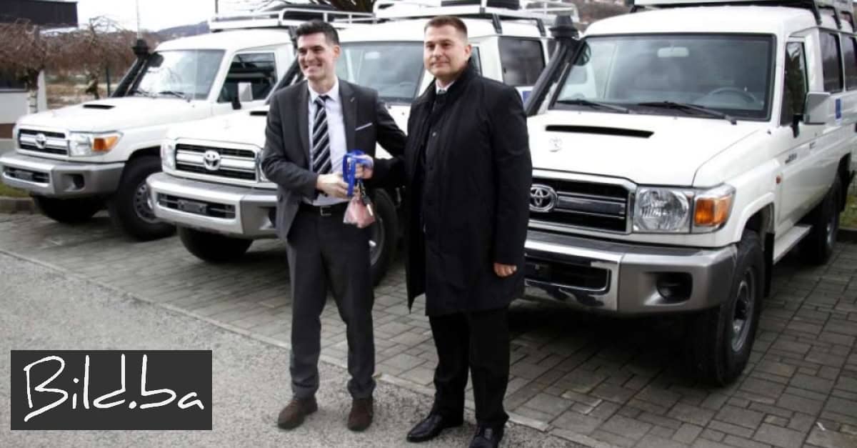 EU donirala četiri terenska vozila za prijevoz cjepiva