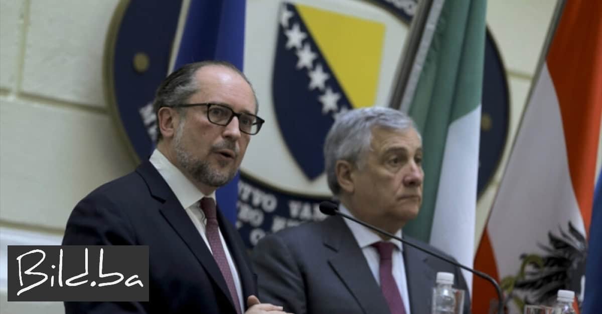 Tajani i Schallenberg poslali važnu poruku: Želimo BiH kojoj ne treba ni Althea ni visoki predstavnik