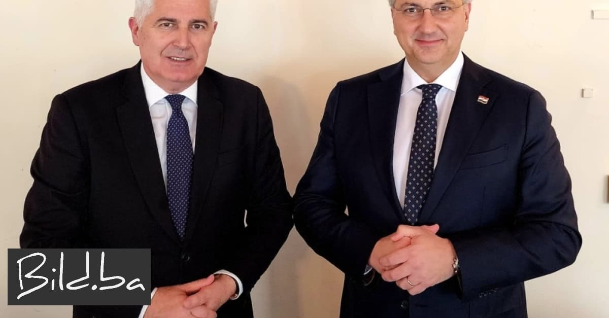 Čović i Plenković u Zagrebu: Zajednički zaključak oko važnosti izmjena Izbornoga zakona i legitimnosti u BiH
