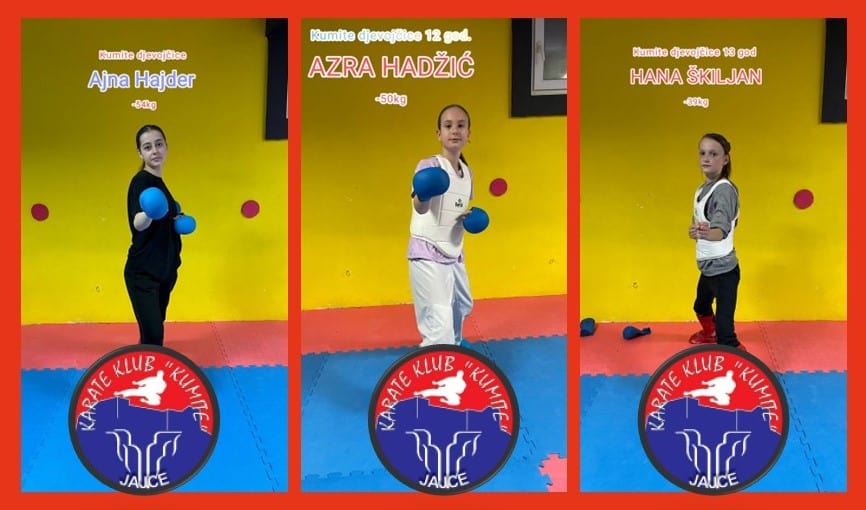 Natjecateljice karate kluba “Kumite” Jajce sudjeluju na prvenstvu Balkana
