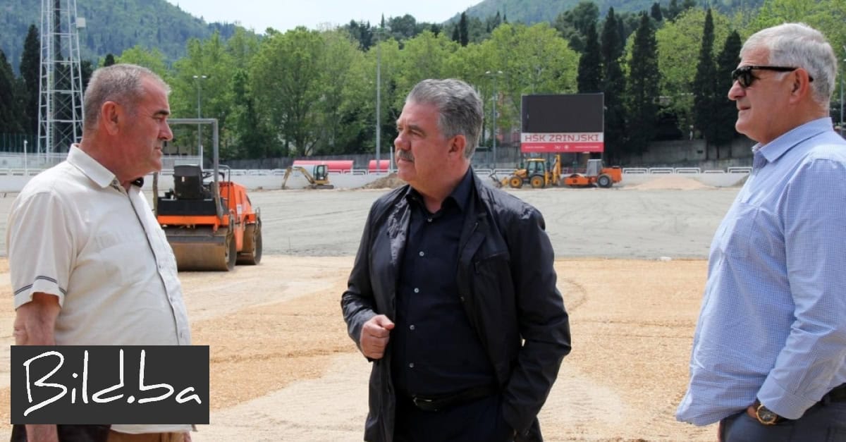Nevenko Herceg obišao radove na stadionu Zrinjskog: 'Ostajemo ponosni prijatelji našeg prvaka'
