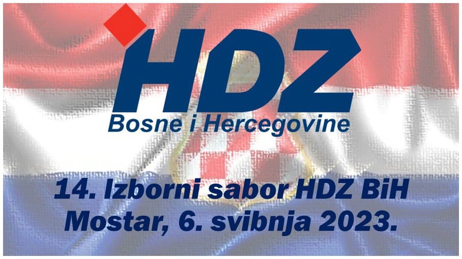 U subotu 14. izborni Sabor HDZ-a BiH