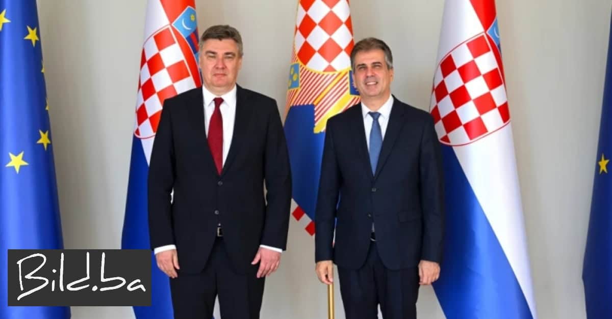 Milanović i izraelski ministar susreli se na Pantovčaku, tema i Hrvati u BiH