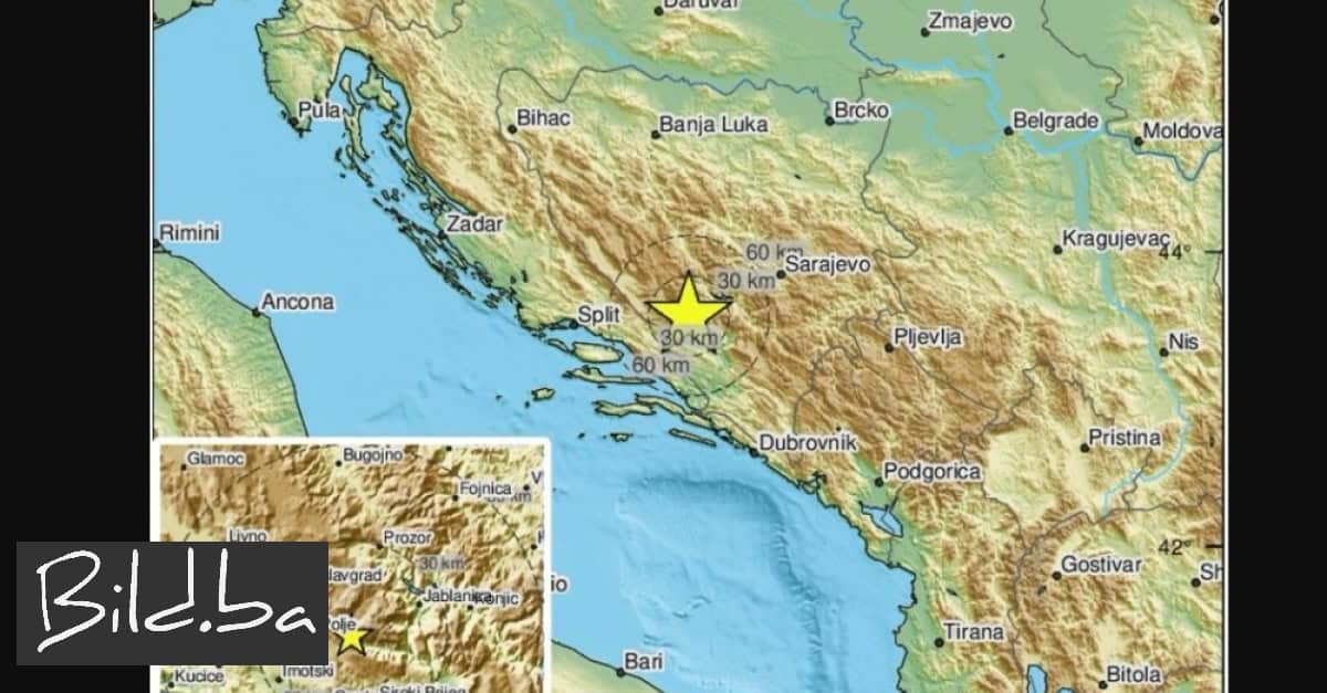 Još jedan potres uzdrmao Hercegovinu