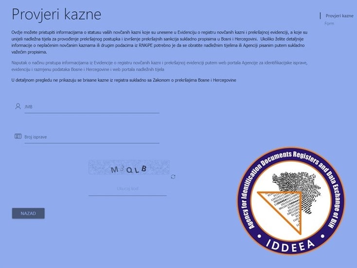 Znate li da preko interneta možete provjeriti da li imate neplaćenih kazni?