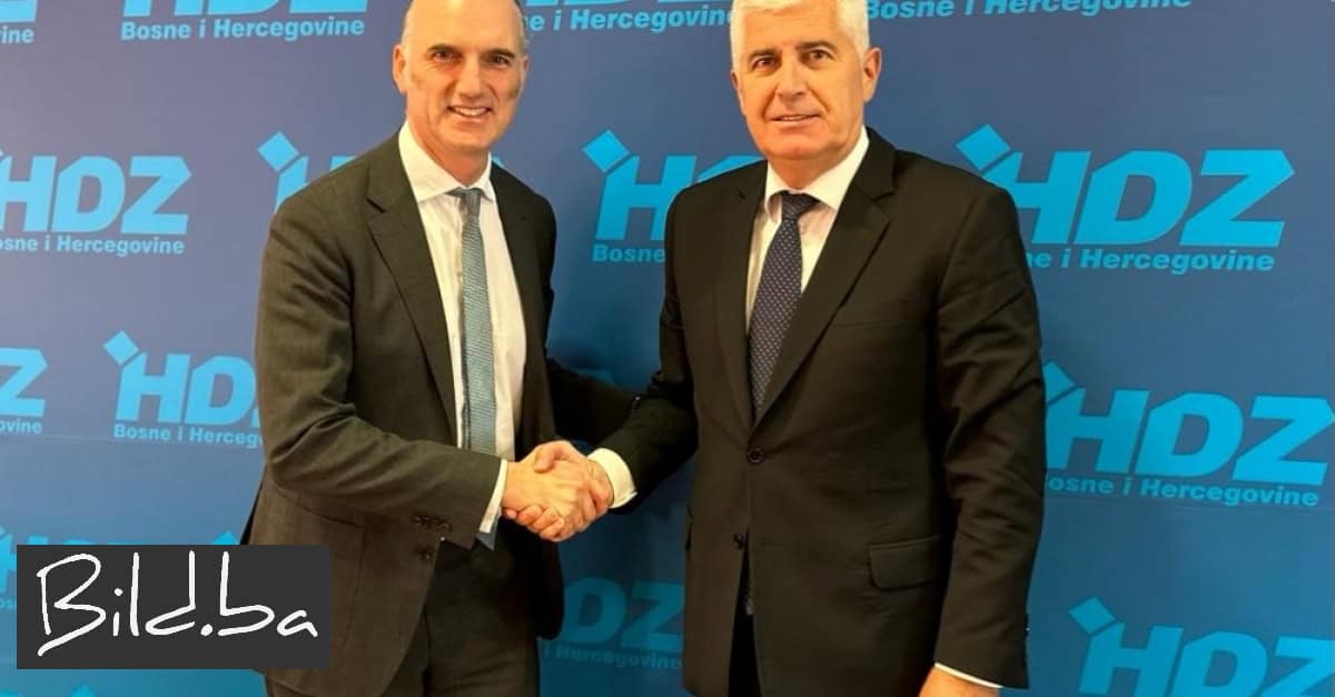 Čović i Docherty u Mostaru: Povjerenje, dijalog i ravnopravnost tri konstitutivna naroda ključni za budući razvoj europske BiH