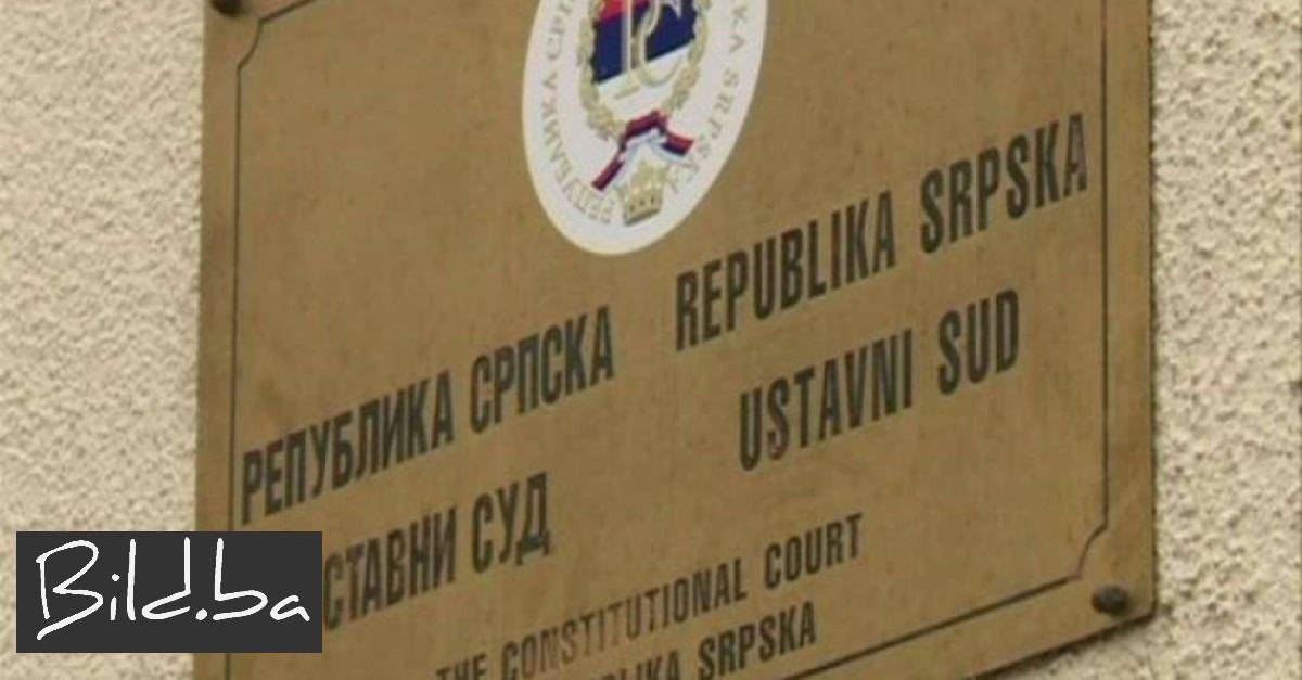 Ustavni sud RS odlučio: Visoki predstavnik za BiH nije institucija ustavnopravnog poretka Republike Srpske