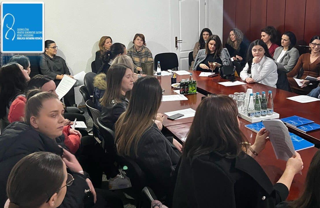Održana izborna skupština jajačkog ogranka Zajednice žena HDZ-a “Kraljica Katarina Kosača”. Nova predsjednica Janja Miketa